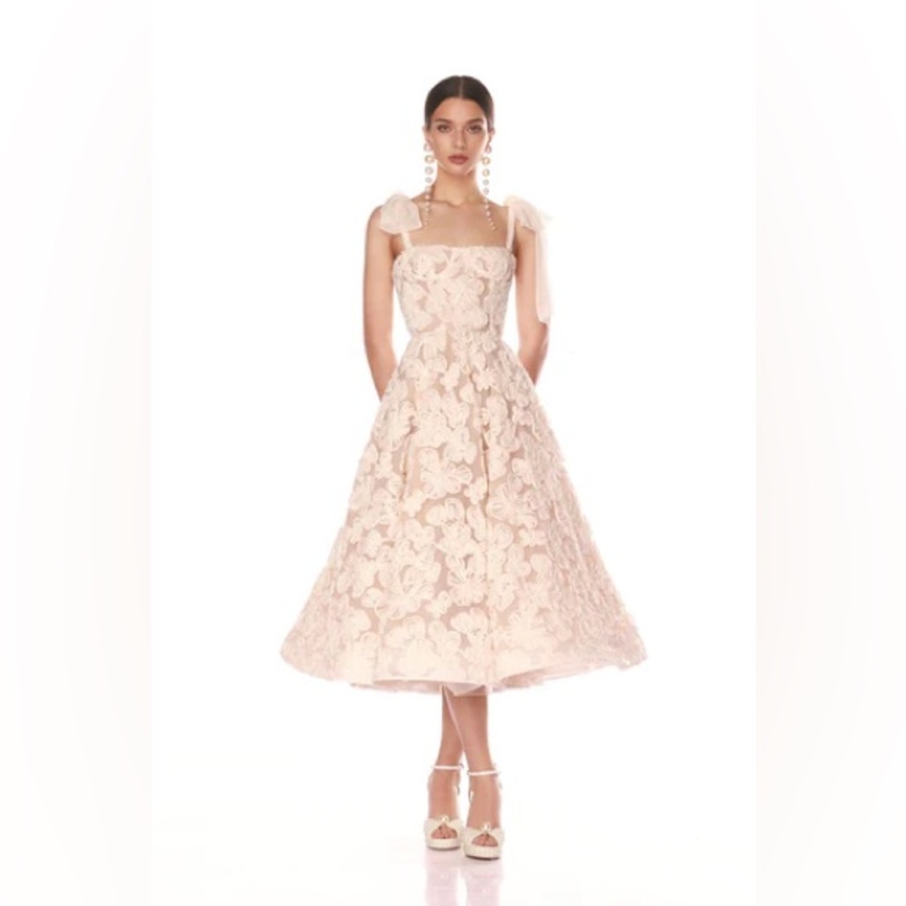 Bronx & Banco Sabrina White Midi Dress L